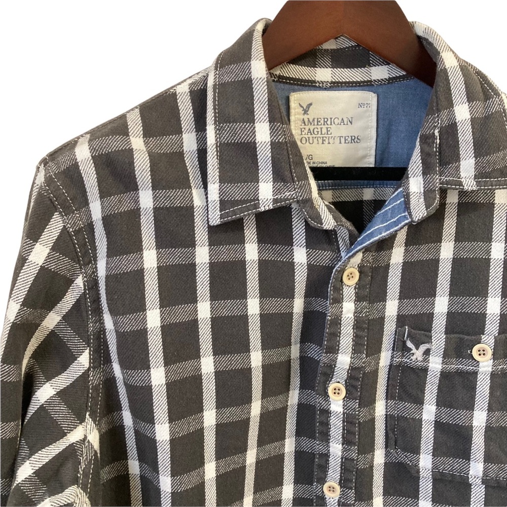 AEO Plaid Shirt Large